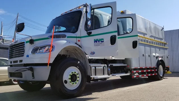 Municipal work truck